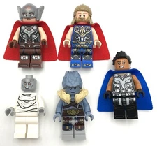 Lego New Super Hero Minifigures from Thor Love and Thunder 76208 Set Marvel
