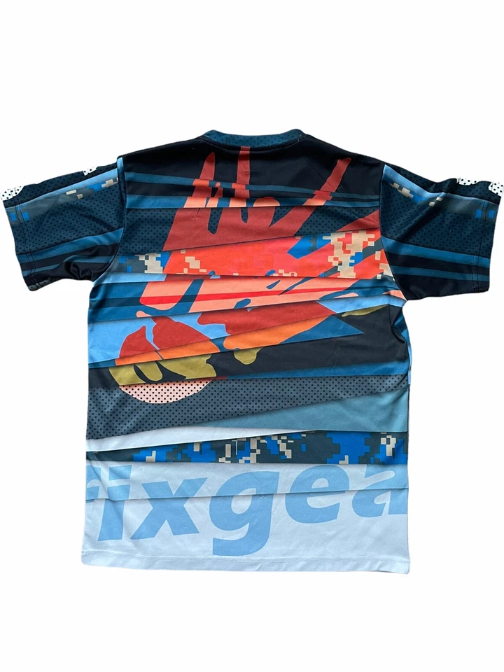 Camisa suelta Fixgear para hombre talla L manga corta cuello redondo ciclismo deporte correr Foto 2 de 4