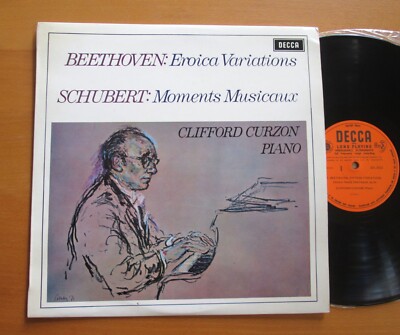 SXL 6523 Beethoven Eroica Variations Schubert Moments Musicaux Curzon Decca NZ