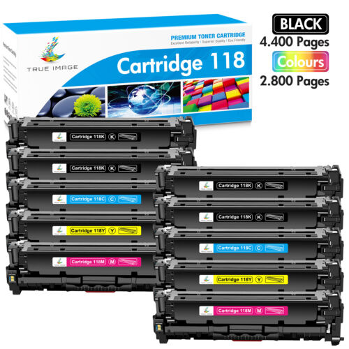 Color Toner Compatible With Canon 118 ImageCLASS MF8380Cdw MF8580Cdw lbp7200 Lot