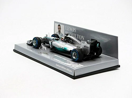 MODELLINO AUTO 1:43 F1 MINICHAMPS MERCEDES W05 HAMILTON GIAPPONE 2014 MODELLISMO - Immagine 4 di 4