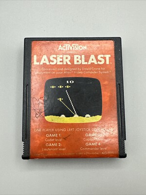 Vintage Game Laser Blast (Atari 2600, 1981) #804