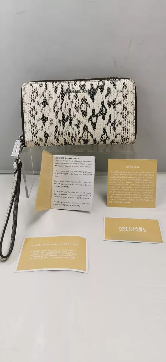 Michael kors 2024 snake print wallet