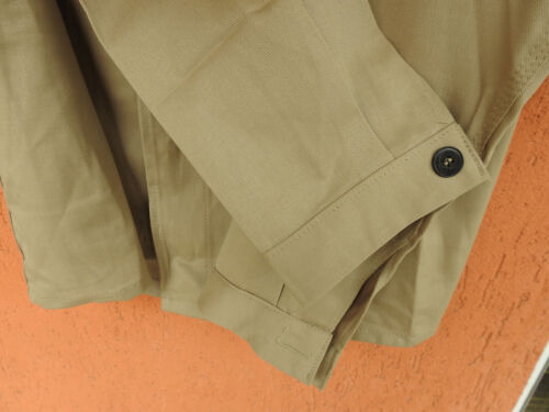 Vintage ZEPPELIN CAT Work Jacket Bucking Dreinaht Chore Coat Beige New (M) - Picture 4 of 11