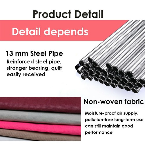 Portable Clothes Closet Wardrobe Storage Organizer with Breathable Fabric Closet - Picture 3 of 12