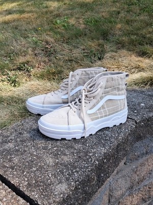 Vans SK8-Hi Sentry Waffle Cup WC Plaid High Top Sneakers Men's 8 - Women's 9.5