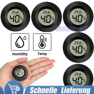 1-5x Thermometer Temperaturmesser Hygrometer Thermo-Hygrometer Luftfeuchtigkeit