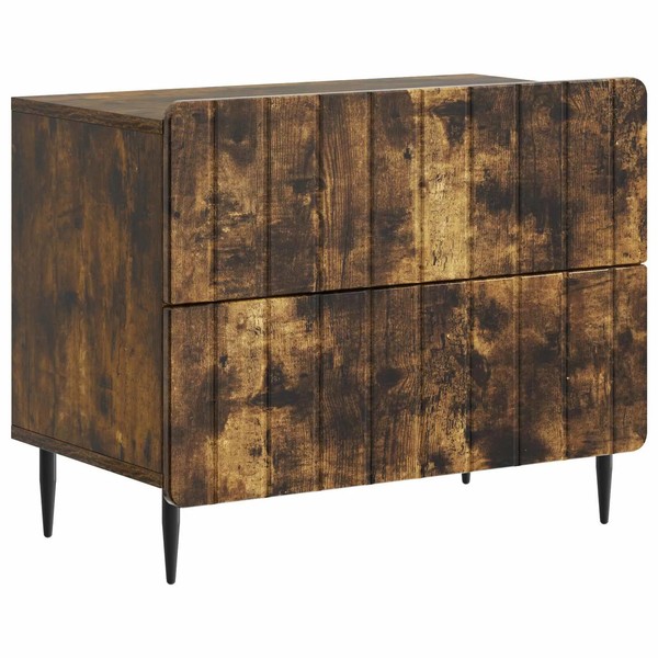 Nachttisch GeräUcherte Eiche 62 X 34,5 X 49,5 Cm Holzwerkstoff-image