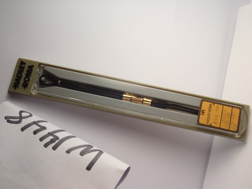 Cinturino orologio Hadley Roma corda nera USA laminato placca oro anello fine LB1021Y NOS - Foto 12 di 18