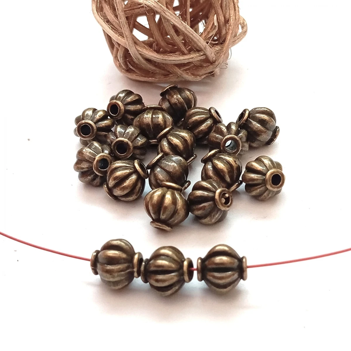 Lot De 200 Perles Facettes Bohème 4mm - Couleurs Bronze Or Vitrail - Livraison Gratuite