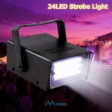 White LED Stage Strobe Light 24led Flash Light KTV DJ Disco Party Show Lighting