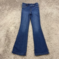 Spanx Jeans Women Small P Flare High Rise Slim Dark Pull On Stretch 20327Q 26x31