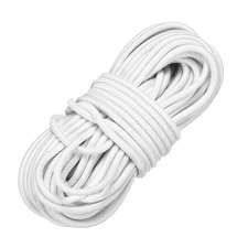 1/8"x32' Elastic Bungee Cord Shock Cords Stretch String Rope White