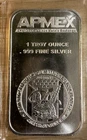 APMEX One Troy Ounce .999 Fine Silver Bar