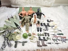 HUGE Lot of Vintage GI Joe Hasbro 5 Figures Vehicles Lot Collection Accessories