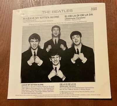 洋楽 beatles leave my kitten alone (RARE!!) 入手困難THE BEATLES LEAVE MY KITTEN ALONE CD - メルカリ