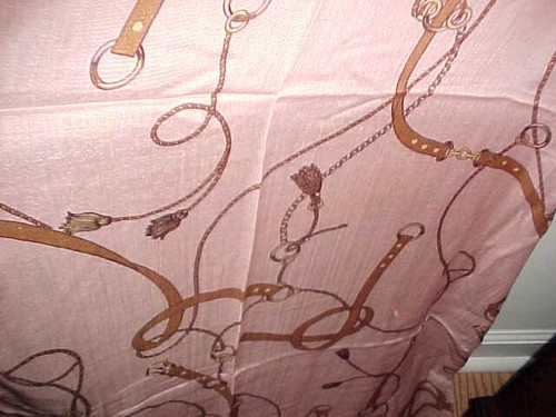 IMAN Global Chic Western Scarf Wrap Shawl Pink/Brown NEW - Picture 10 of 10