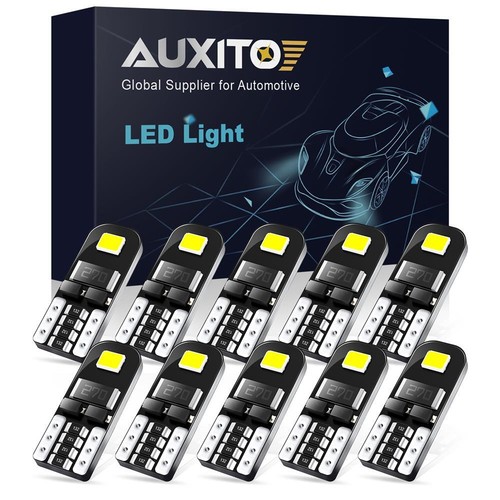 1/2set AUXITO Xenon White Fog LED Light Bulb Lamp Driving 9006 HB4 Fanless Kit - Picture 10 of 18