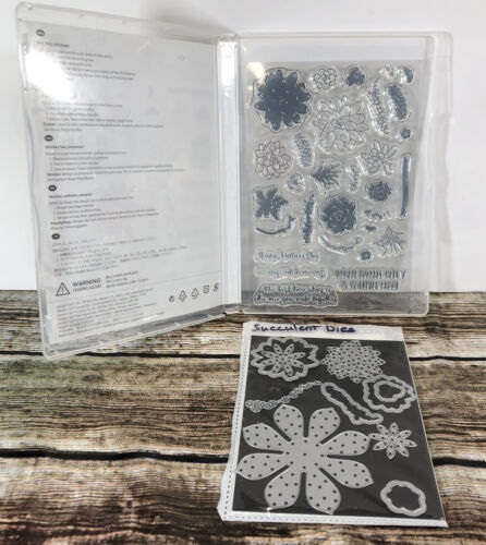 Stampin Up Oh So Succulent Stamp Set and Succulent Plants + Die Cuts - Picture 3 of 4