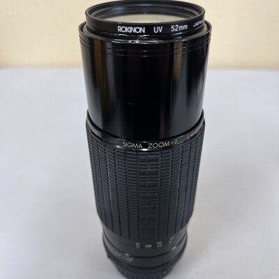 Sigma Zoom-δ Lense 1: 4-5, F=75-250mm Zoom Multi Coated GREAT