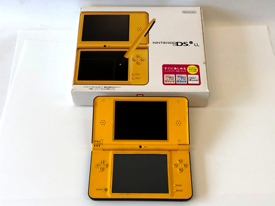 Nintendo DSi XL LL Yellow Console NTSC-J Japanese ver tested from