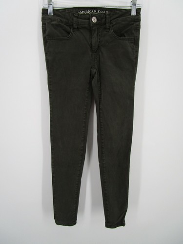 Green Jegging Jeans AEO Sateen 