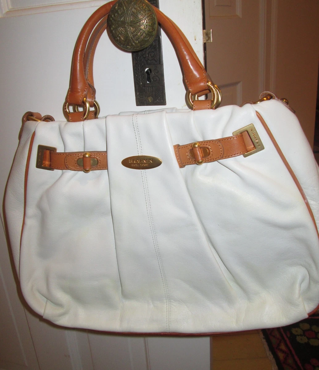 Cream brahmin bag on sale