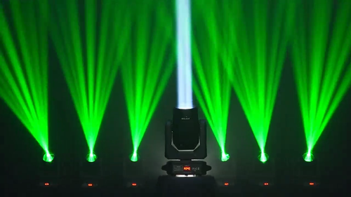 LED 200W Moving Head Light Beam Spot 18 Rotating Prisms DMX DJ Wedding Bar Party - Video 1 of 1