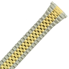 Expansion Watch Band EXTRA LONG Stretch Stainless Steel TT Spring Ends 16 -22mm