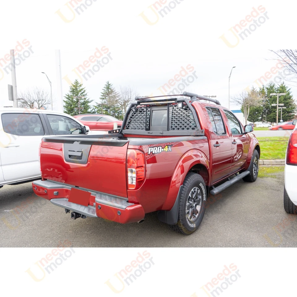 Barras de rolo ajustáveis para caminhão Nissan Titan com kit de iluminação LED rack para dor de cabeça - Imagem 3 de 4