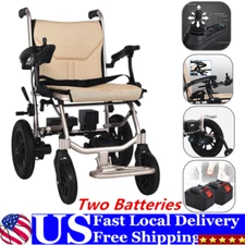 Electric Folding Motorized Power Wheelchair Medical Mobility Aid Lightweight US