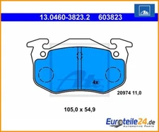 Brake pad set, disc brake ATE 13.0460-3823.2