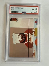 1998 Comic Images South Park Comedy Central Chef Trading Card #8 PSA 8