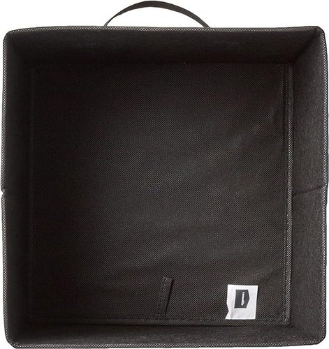 Cube Organizer Storage Bins Handles, Collapsible Fabric, Pack of 6, Black Home - Picture 2 of 4