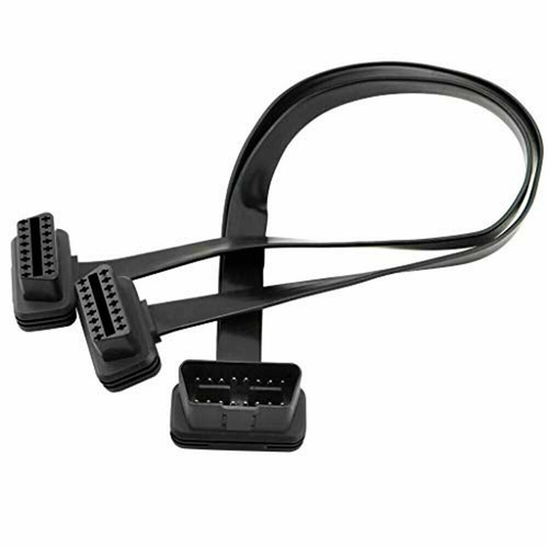 50cm length 16 pin one male OBDII to two female OBD2 Flat Diagnostic Cable - Photo 8/8