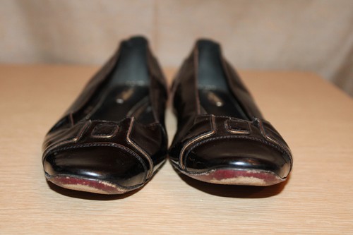 Louis Vuitton LV Paris Patent Leather Pointed Ballet Flats EU 39 US 8 - Picture 3 of 16
