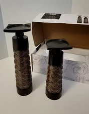 Creative scents Dublin Collection Set of 2 Pillar Candles- Brand New