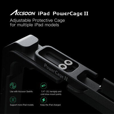 Accsoon iPad PowerCage Pro Ⅱ iPad用 Amazon.com: ACCSOON Power Cage Pro II Compatible with ipad Pro