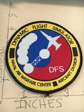USN Naval Air Warfare Center Aircraft Div DFS Patch 1/9/25 with hook & loop back