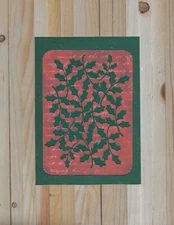 Holly Leaves Embossing & Cutting Die-Christmas Scrapbooking, Card Making + More 