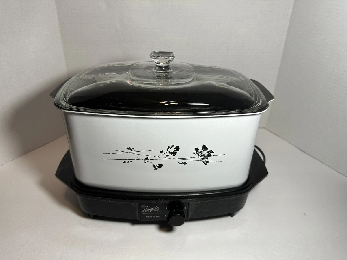 Vintage West Bend Multi-Purpose 6 Qt Slow Cooker Crockpot TESTED