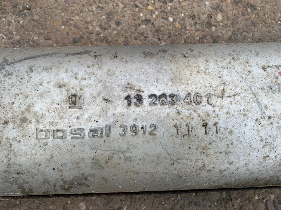 VAUXHALL CORSA D 10-14 A14XER EXHAUST MIDDLE SILENCER MUFFLER 13263401 21272 — 第 2/2 张图片