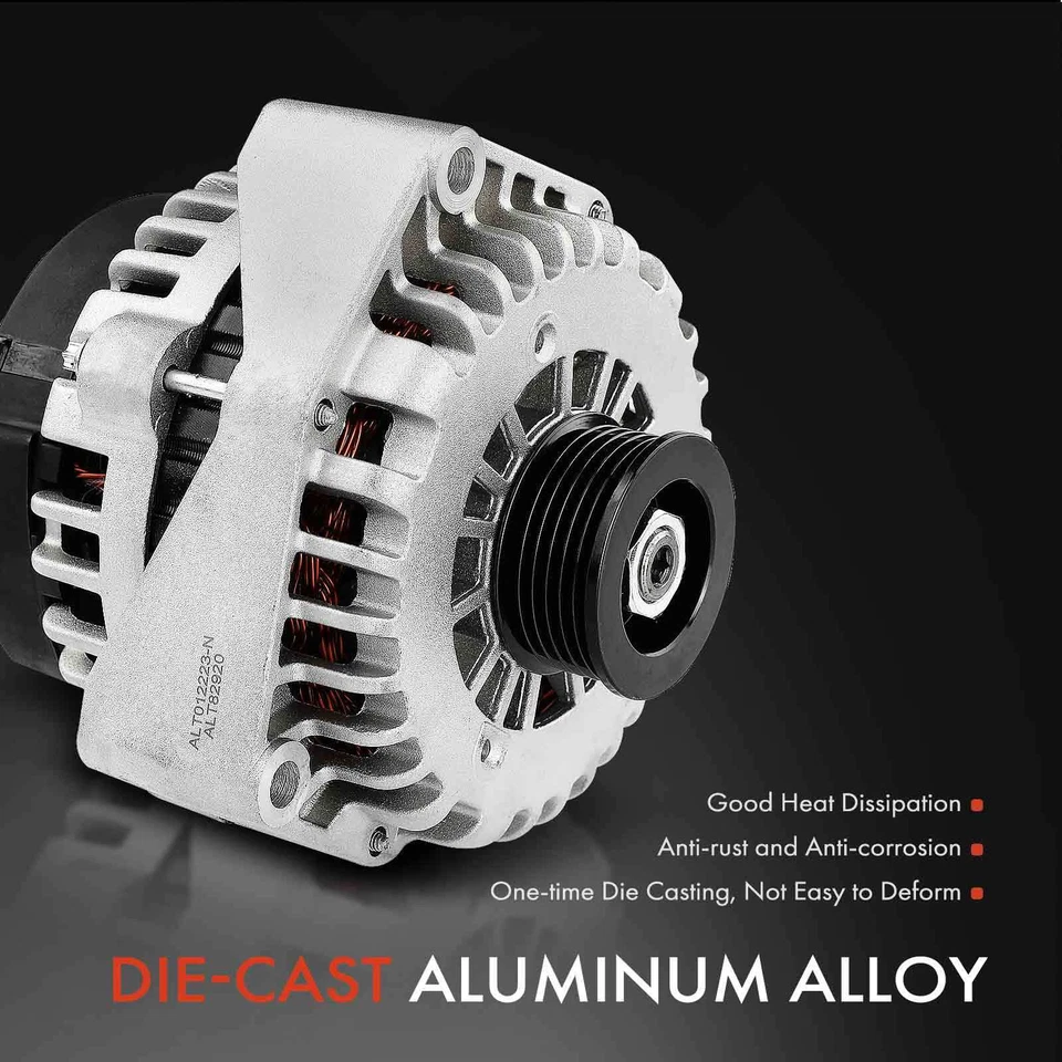 雪佛兰 Silverado Suburban GMC Sierra Hummer 145 A/12 V CW 6-Groove 交流发电机 — 第 4/4 张图片