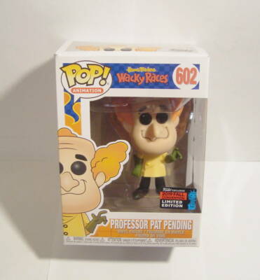 FUNKO POP 602 PROFESSOR PAT PENDING 2019 FALL CONVENTION EXCLUSIVE FIG IN BOX LE
