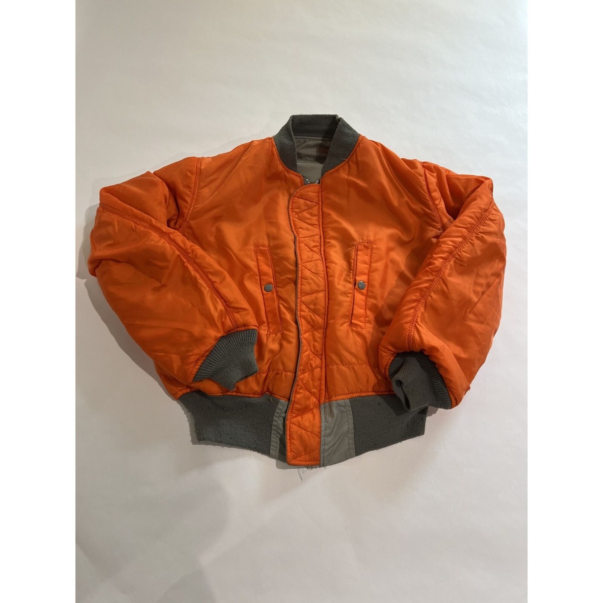 Alpha Industries Men's MA-1 Flight Bomber Jacket in Gun Alpha Industries Men's MA-1 Flight Bomber Jacket in Gun
