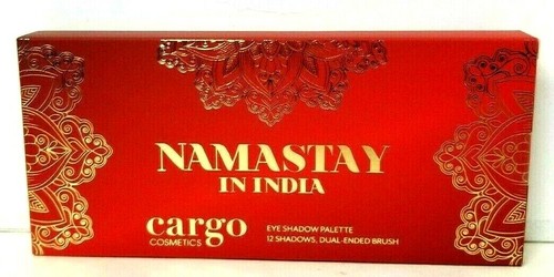 CARGO COSMETICS NAMASTAY IN INDIA EYE SHADOW PALETTE 12 Shadows, 1 Dual Brush - Picture 7 of 9