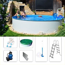 Rundpool Set Fun-Zon 3,00 x 1,20m mit Sandfilter, Bodensauger, Biesenfolie uvm.