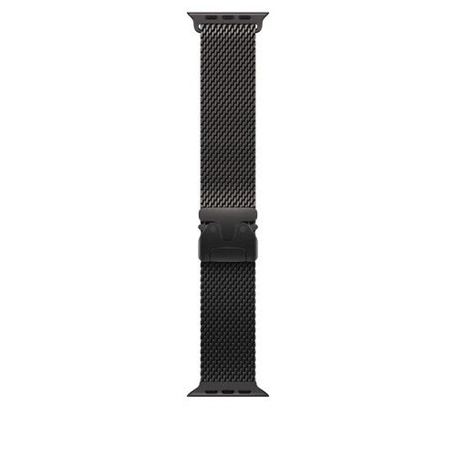 Apple Watch Band Ultra 49mm Black Titanium Milanese Loop Black - Medium Open Box