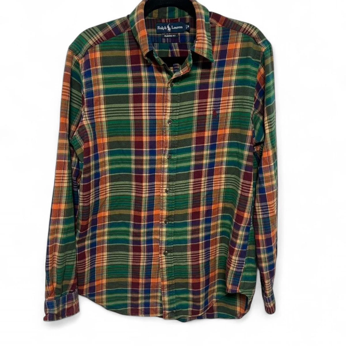 Polo Ralph Lauren 90s Theme Casual Button-Down Shirts for Men for