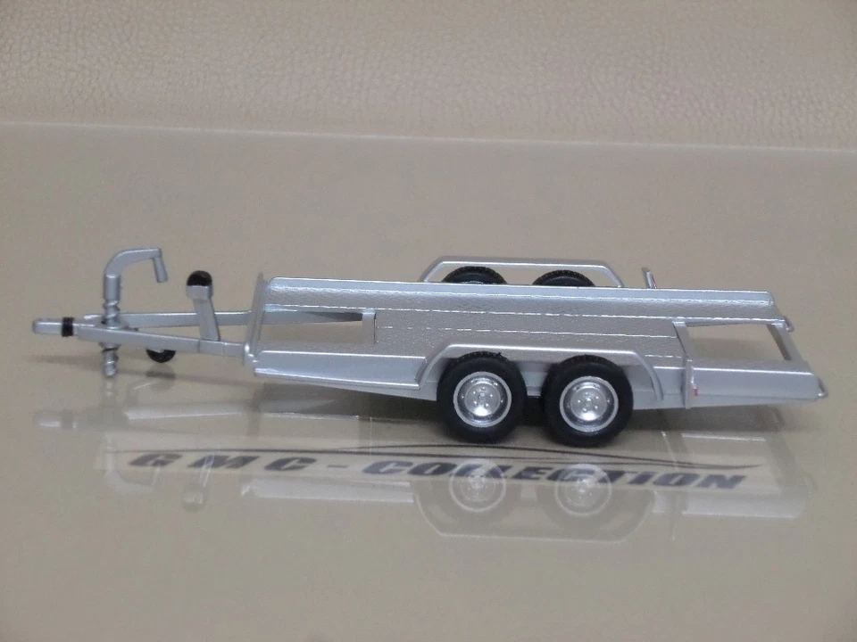 CARRELLO PORTA AUTO CAR TRANSPORTER TRAiLER + PEDANE IXO 1/43 (AUTO NON INCLUSA) - Immagine 4 di 4